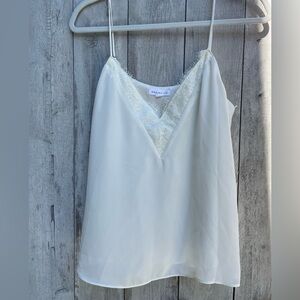 Laced White Tank Top